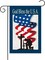 USA Patriotic Memorial Day Garden Flag 12x18 Inches Double Sided 4th of July Independence Day for Garden Outdoor House Yard Outside Decorations